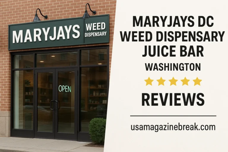 Maryjays DC Weed Dispensary Juice Bar Washington Reviews
