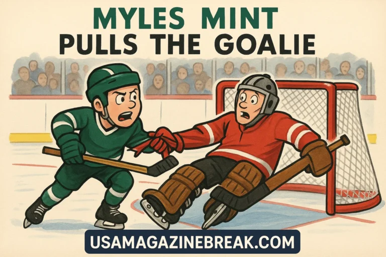 Myles Mint Pulls the Goalie