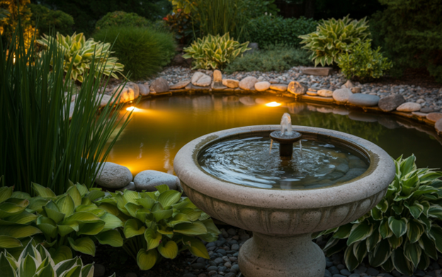 Light, Flow, and Outdoor Glow: How Pond Lights and a Fountain With Pump Transform Your Garden Atmosphere Pond Lights and a Fountain