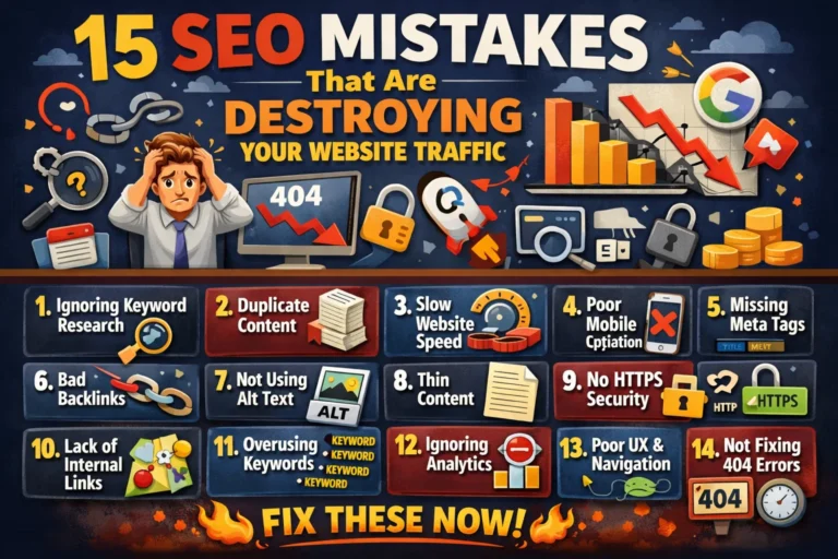 15 SEO Mistakes