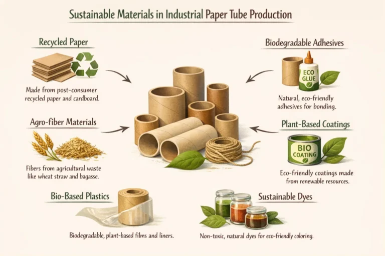 Sustainable Materials in Industrial Paper Tube Production