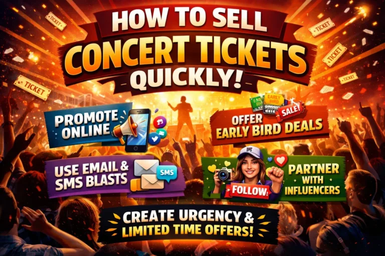 How to Sell Concert Tickets Quickly Concert Tickets Quickly